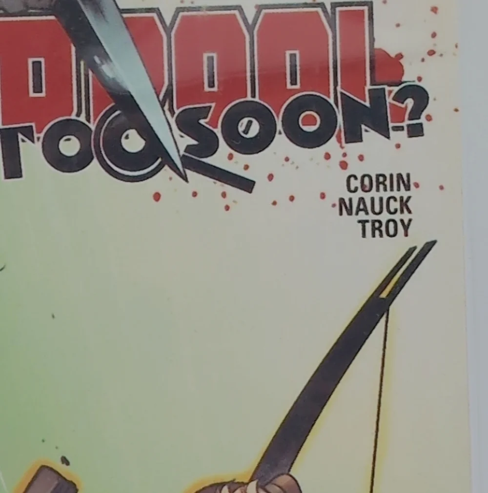 Marvel Deadpool Too Soon #4 Comic Book